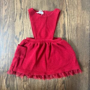 NEW ZARA girls apron dress